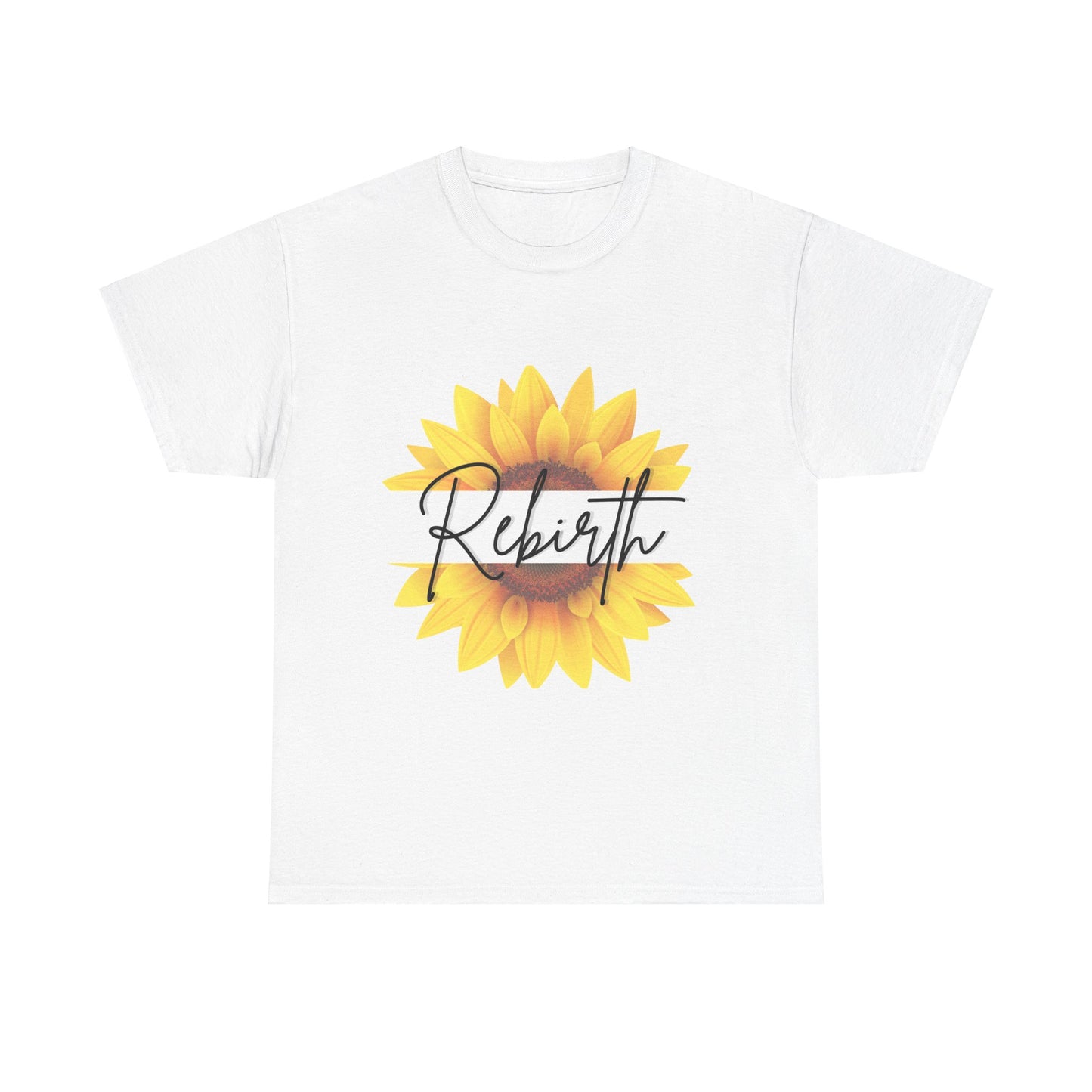 "Rebirth" Sunflower Unisex Heavy Cotton Tee