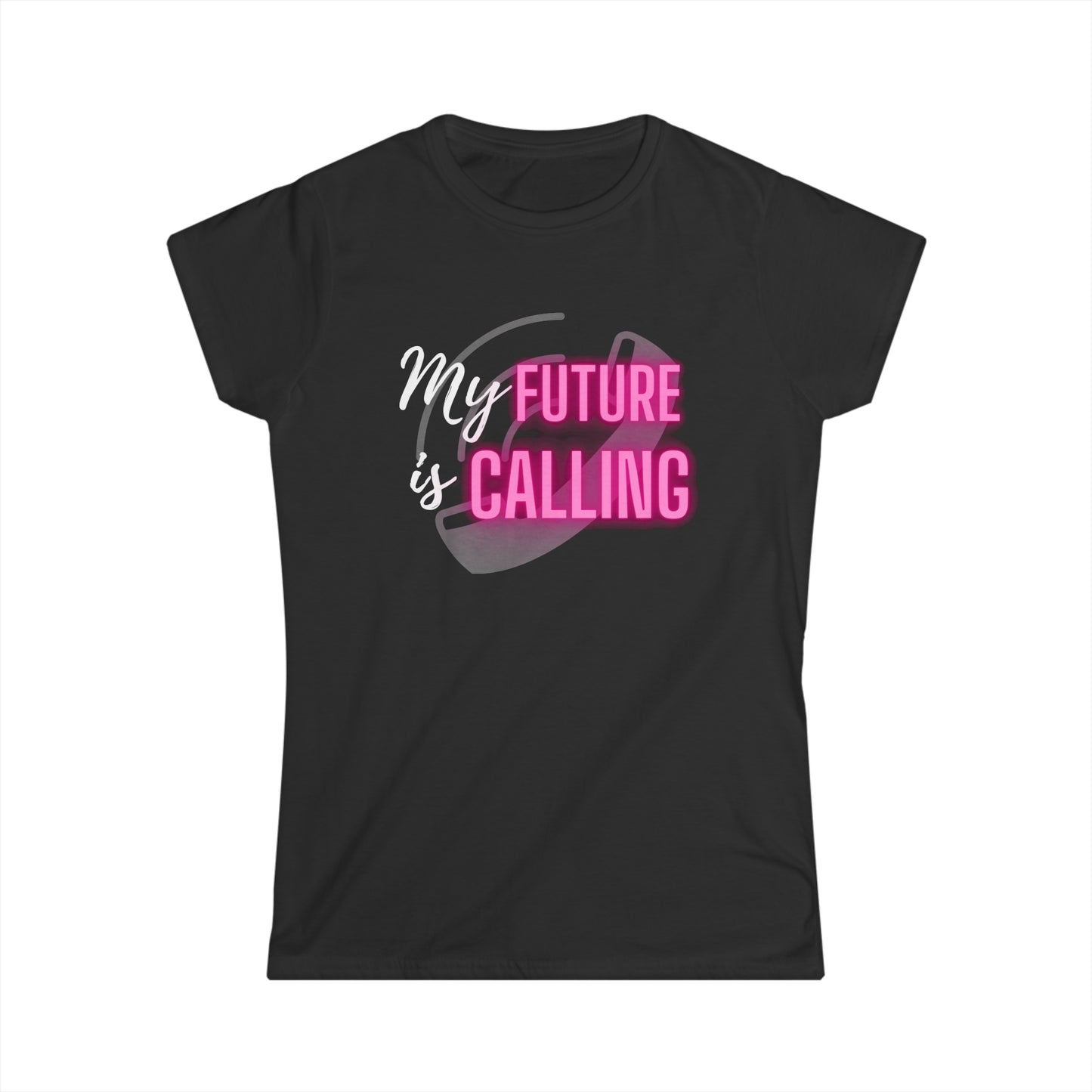 "My Future Is Calling" Ladies' V-Neck T-Shirt