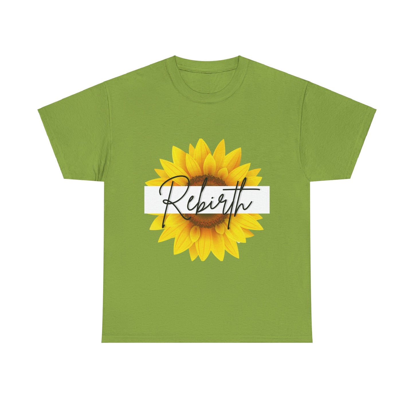 "Rebirth" Sunflower Unisex Heavy Cotton Tee