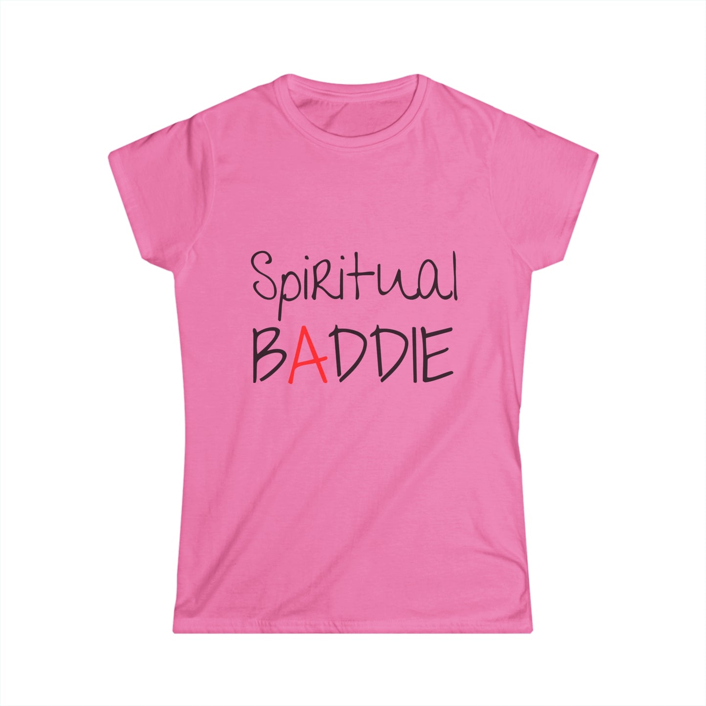 "Spiritual Baddie" Short Sleeve V-Neck Tee