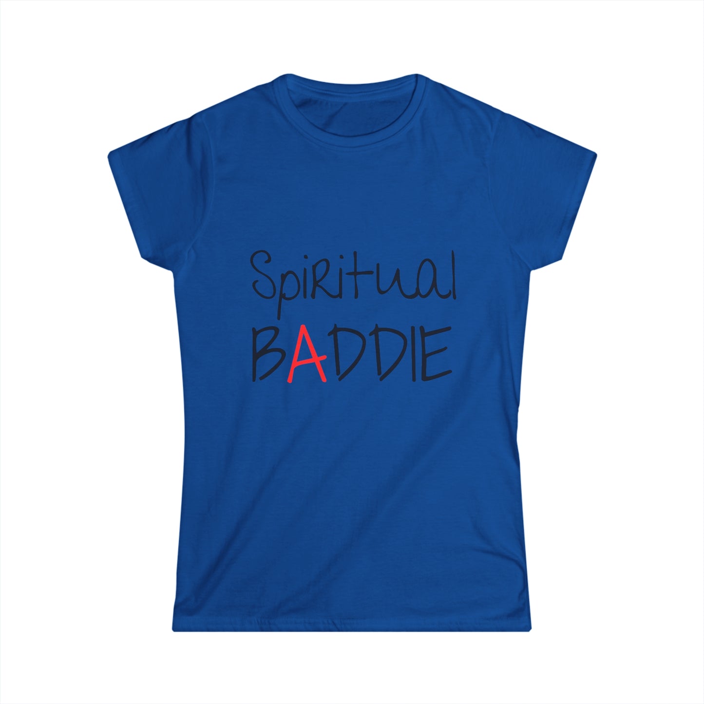 "Spiritual Baddie" Short Sleeve V-Neck Tee