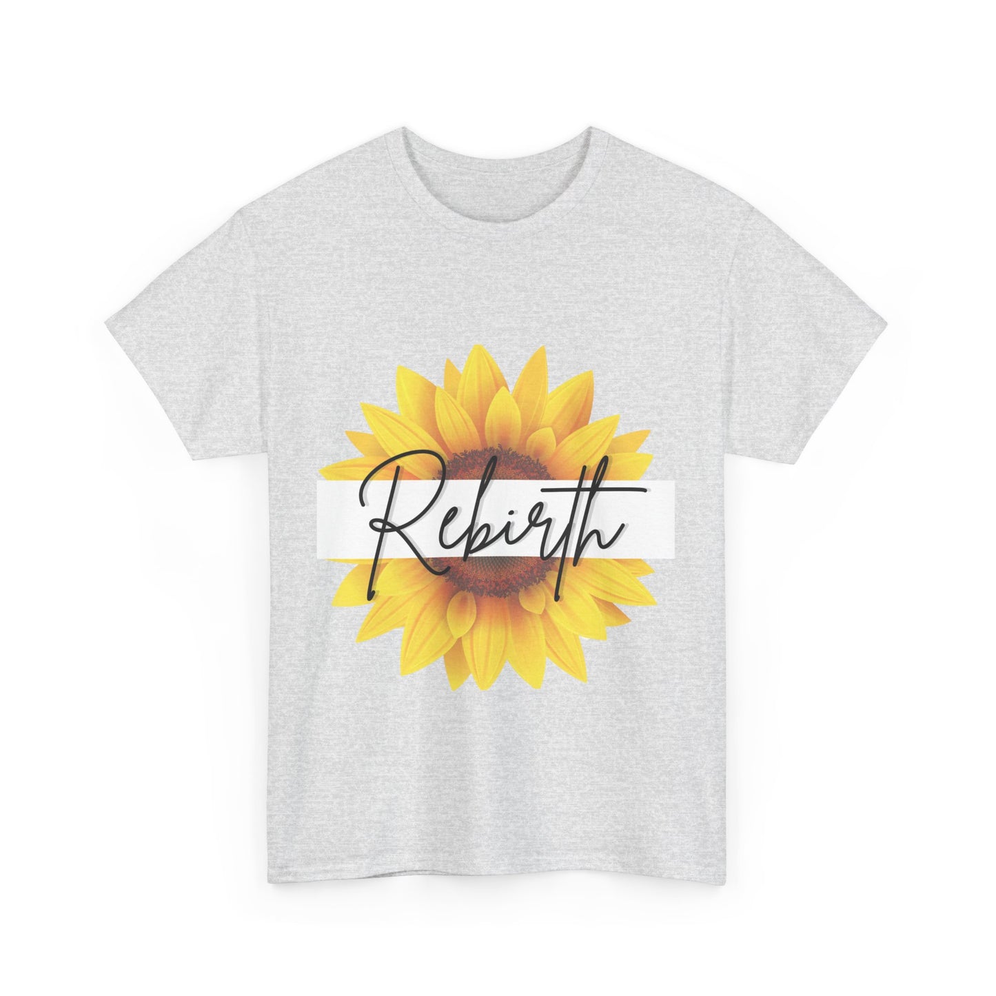 "Rebirth" Sunflower Unisex Heavy Cotton Tee