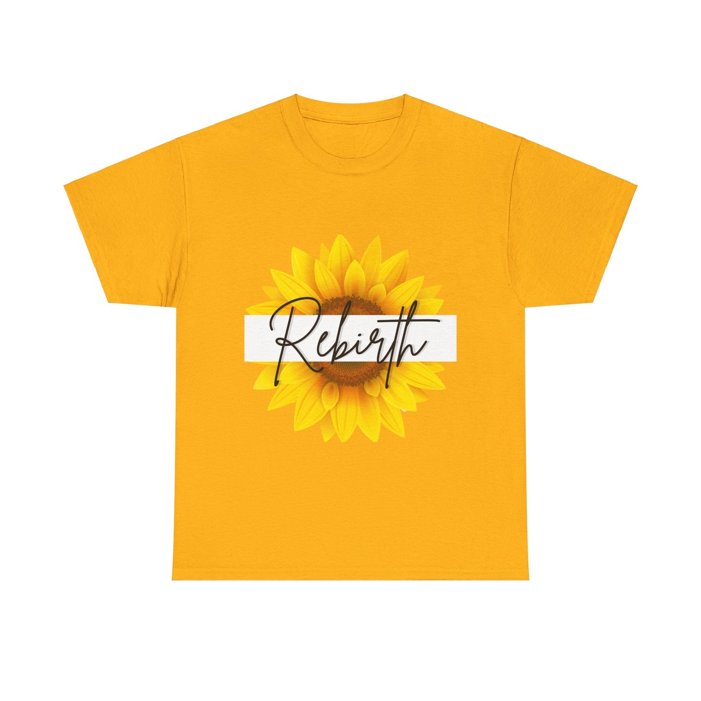 "Rebirth" Sunflower Unisex Heavy Cotton Tee