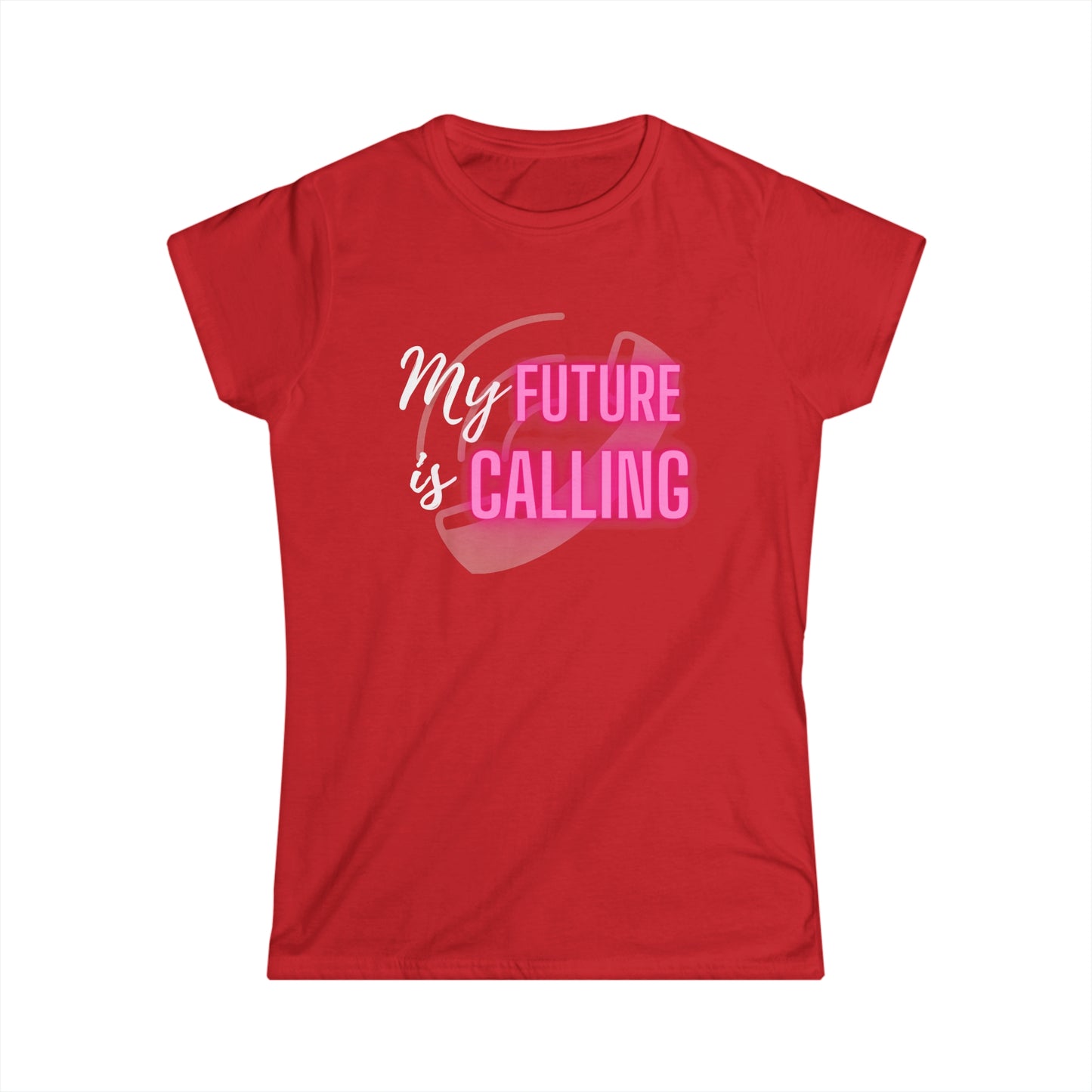 "My Future Is Calling" Ladies' V-Neck T-Shirt