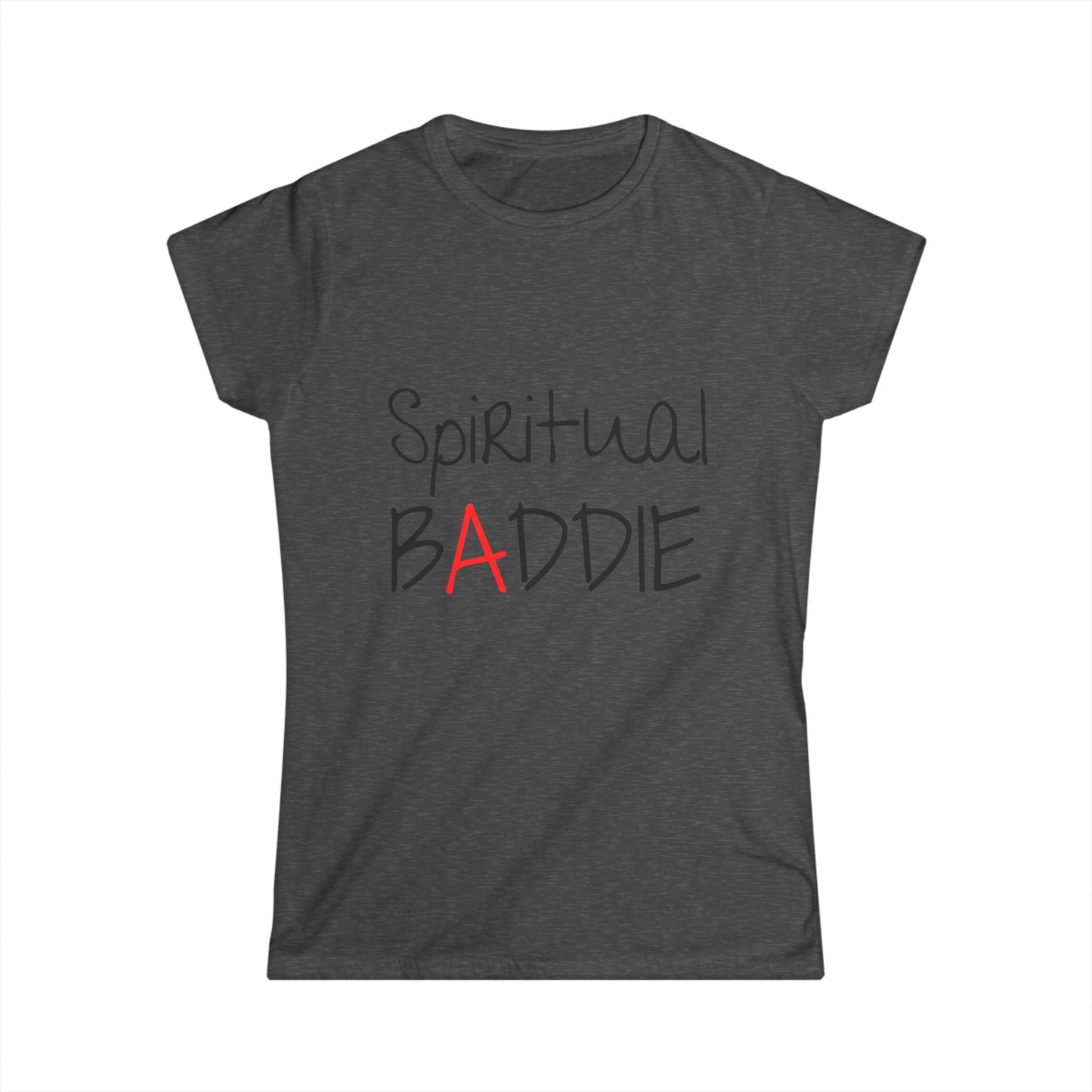 "Spiritual Baddie" Short Sleeve V-Neck Tee