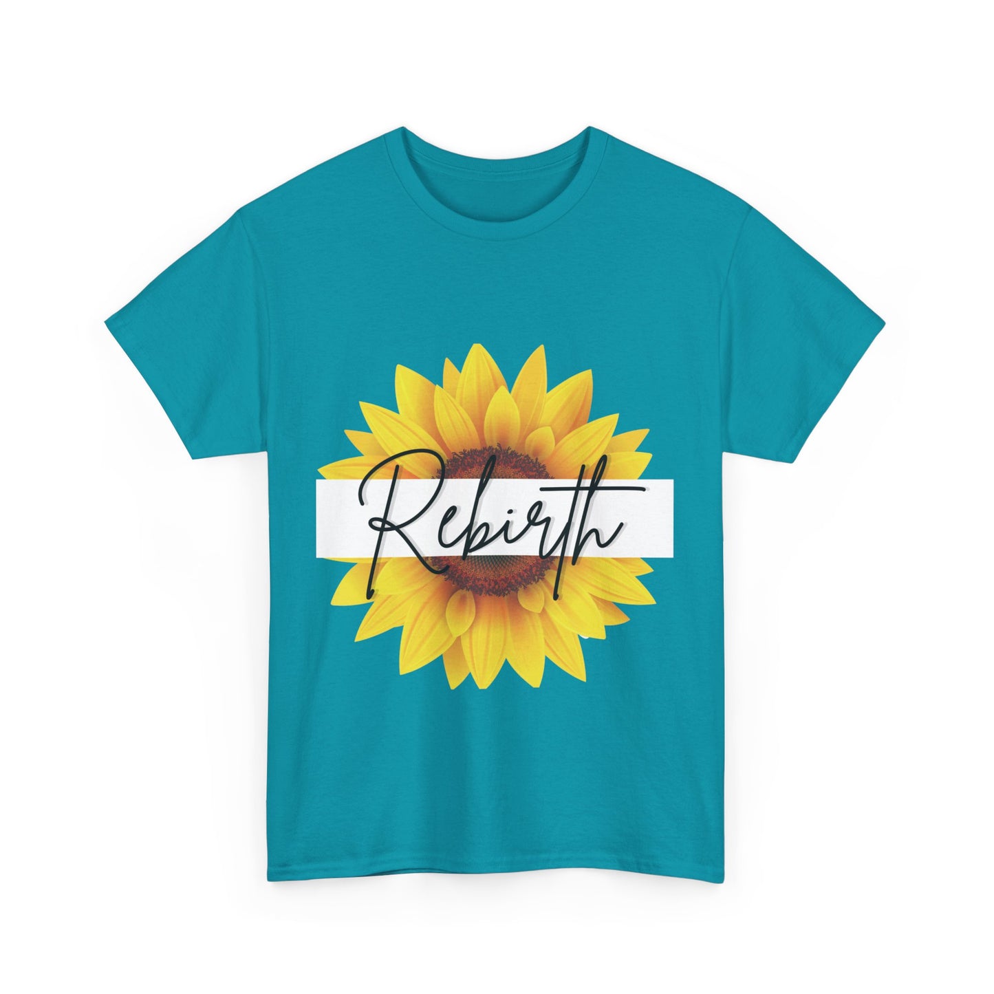 "Rebirth" Sunflower Unisex Heavy Cotton Tee