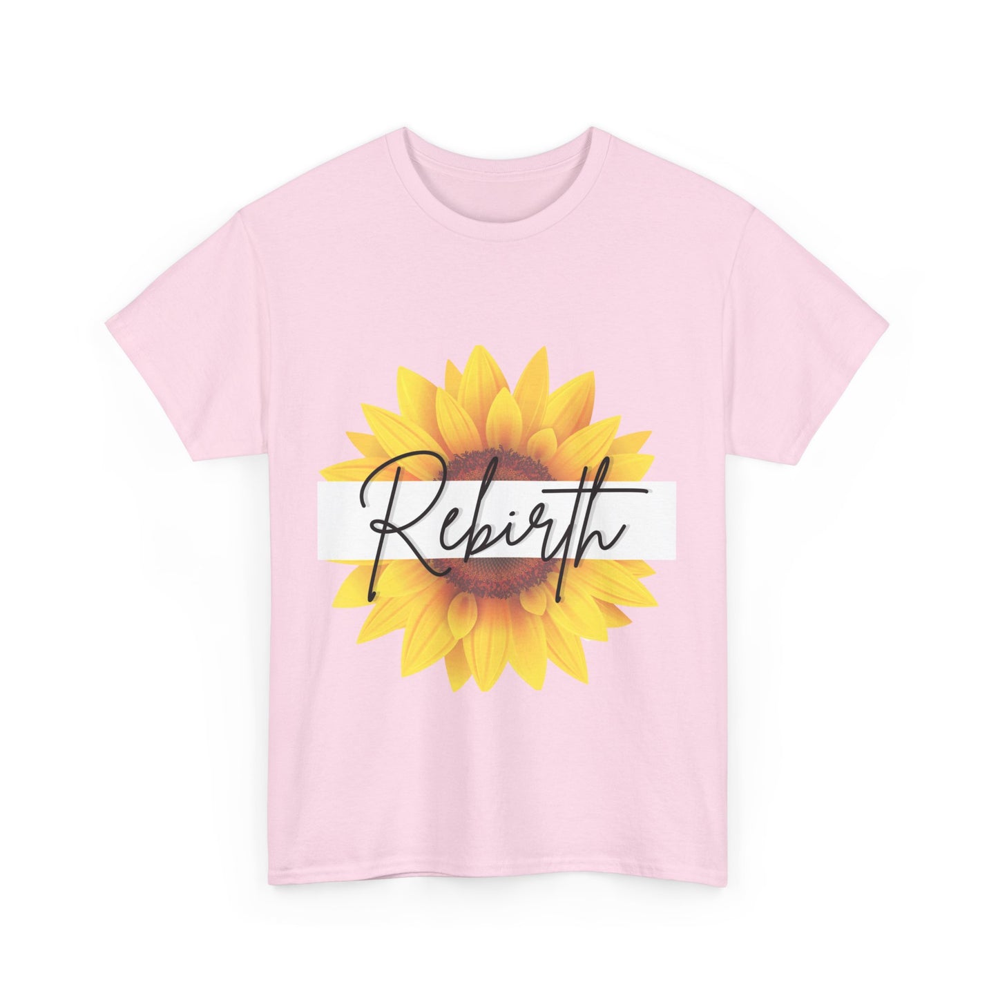 "Rebirth" Sunflower Unisex Heavy Cotton Tee