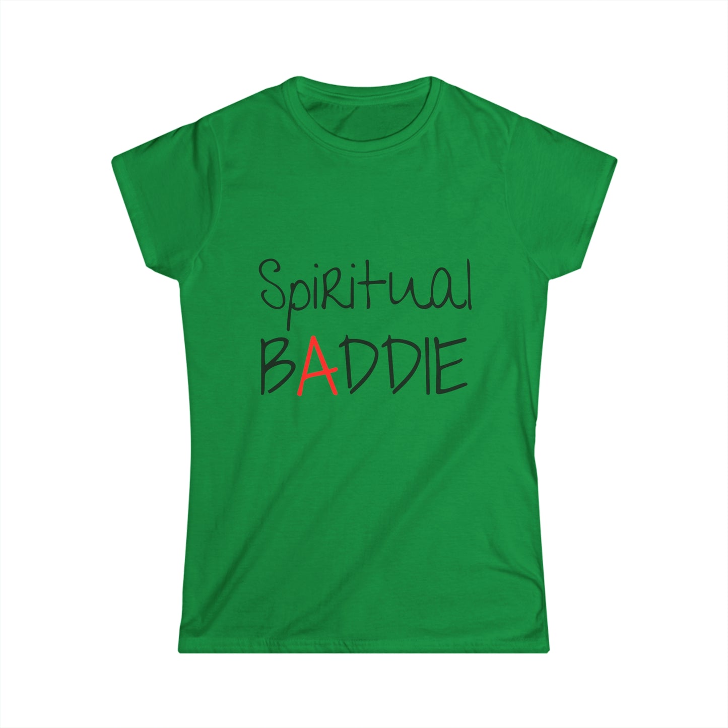 "Spiritual Baddie" Short Sleeve V-Neck Tee