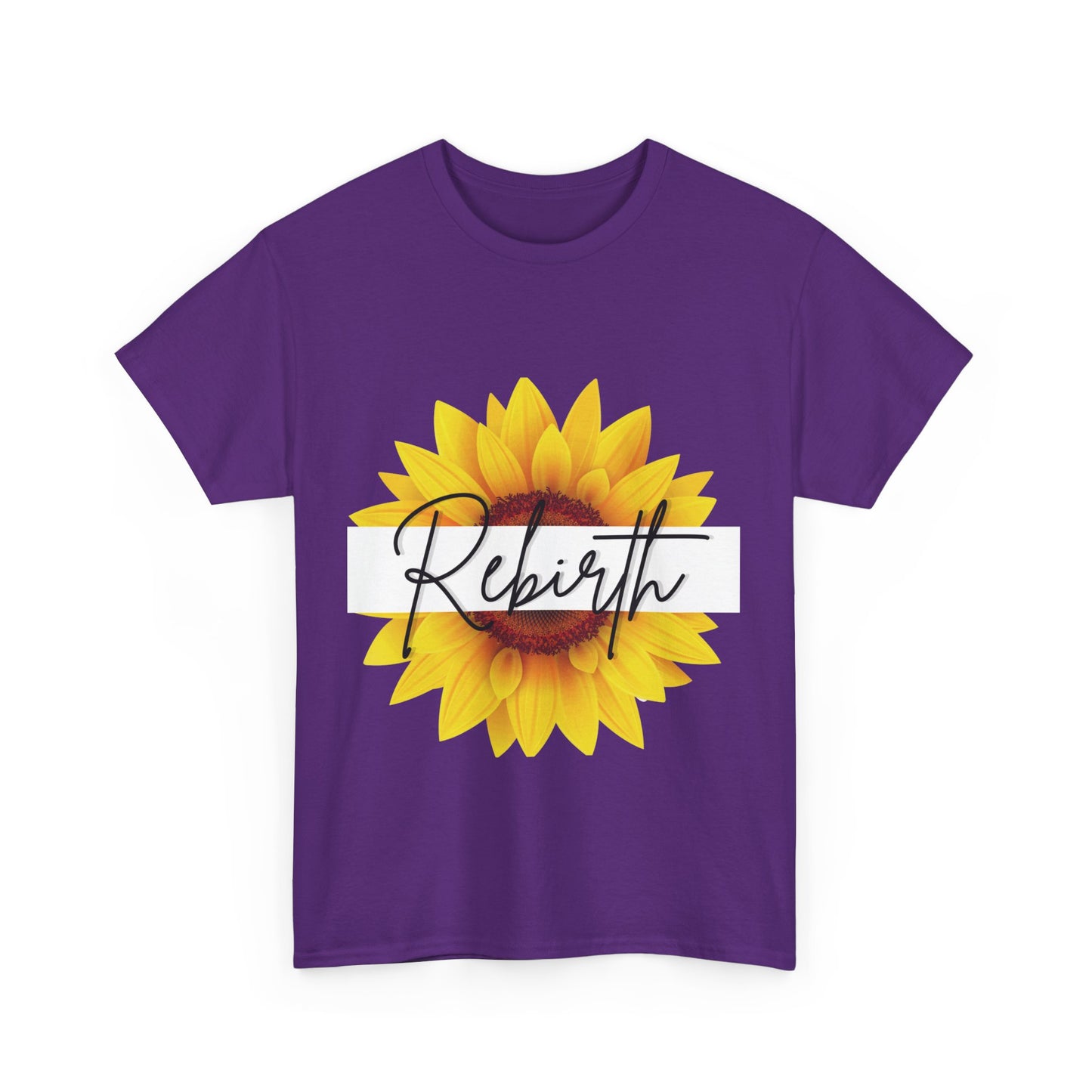 "Rebirth" Sunflower Unisex Heavy Cotton Tee