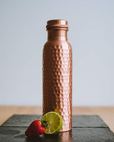 Kosdeg Copper Water Bottle - 34 Oz Extra Large