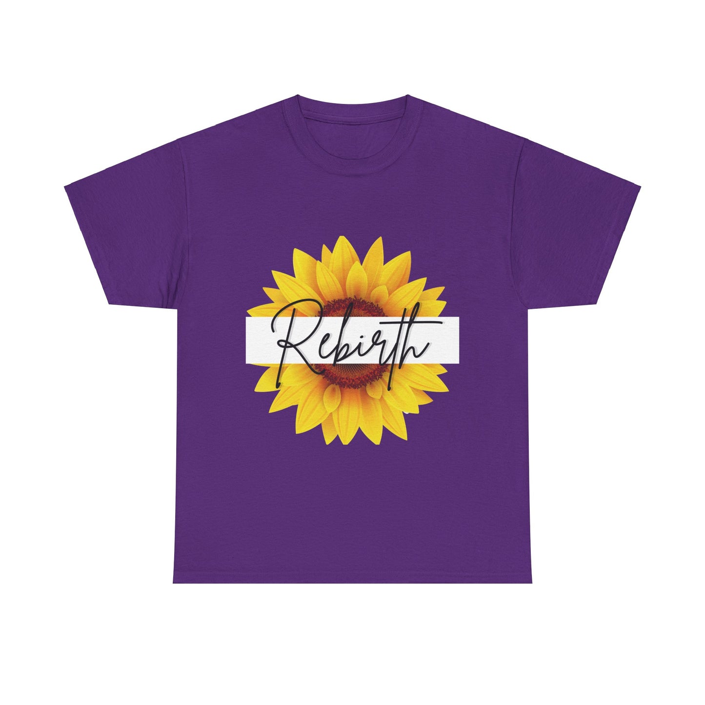 "Rebirth" Sunflower Unisex Heavy Cotton Tee