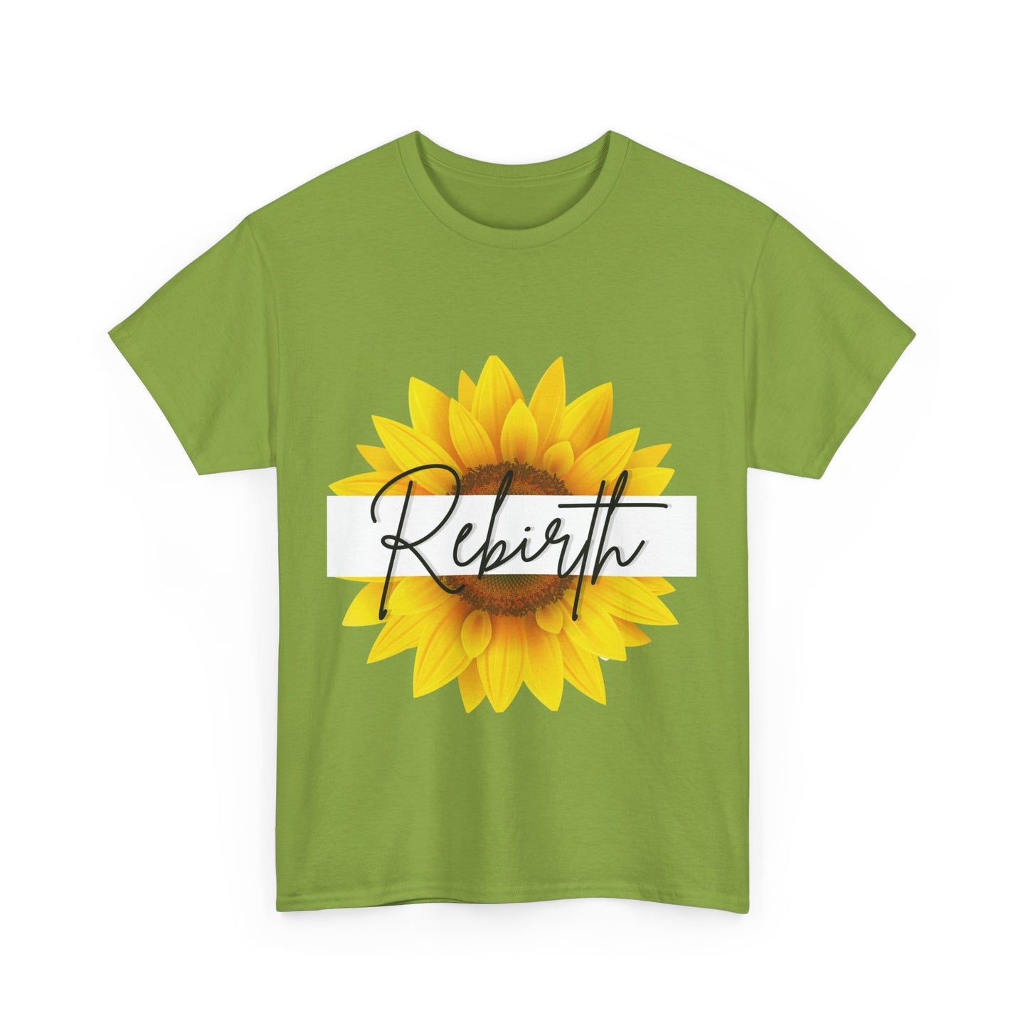 "Rebirth" Sunflower Unisex Heavy Cotton Tee