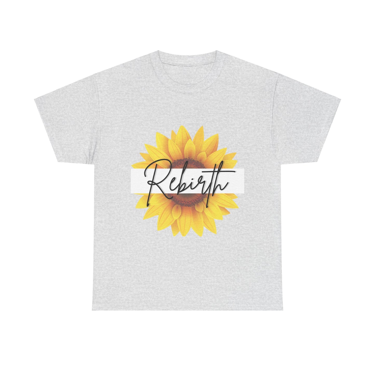 "Rebirth" Sunflower Unisex Heavy Cotton Tee