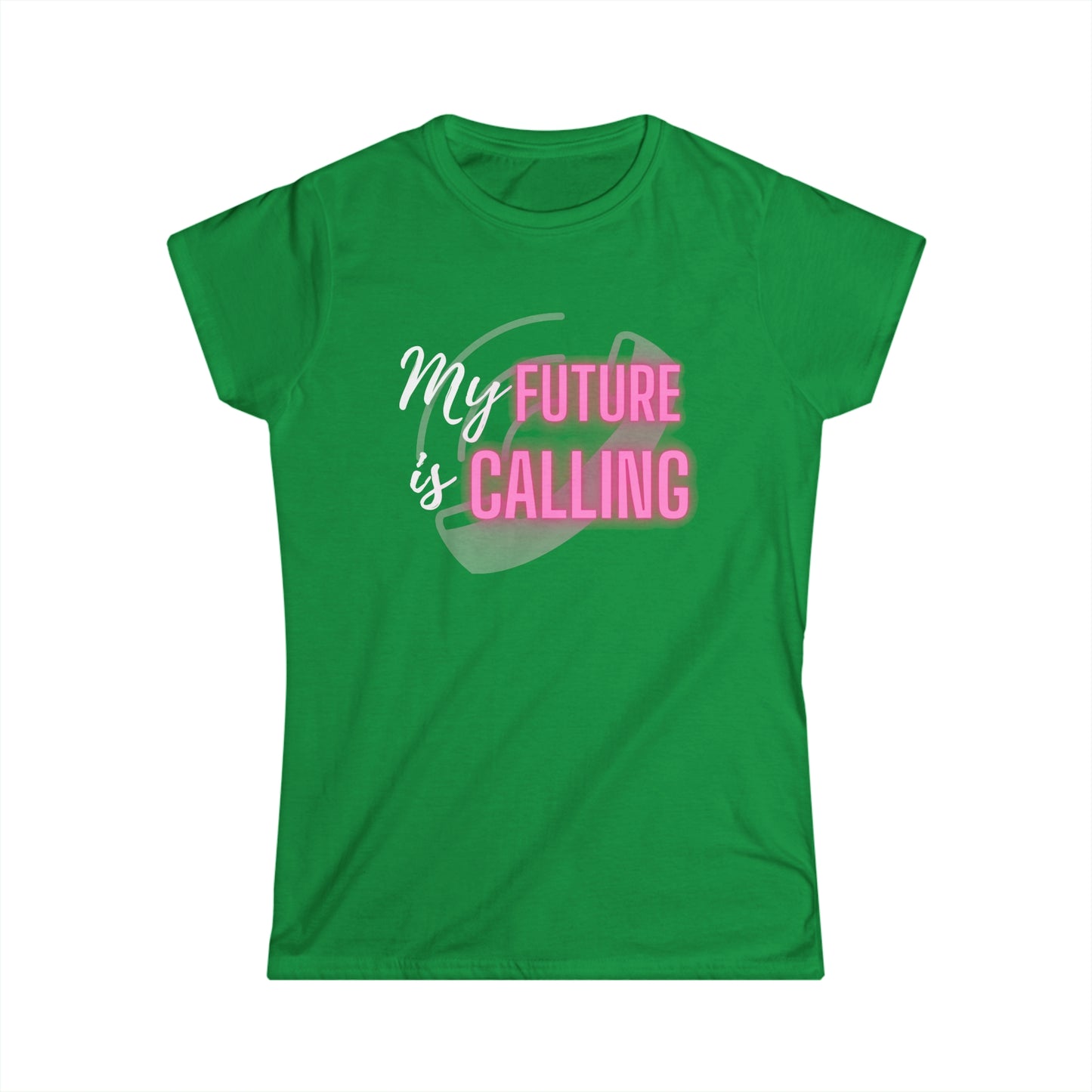 "My Future Is Calling" Ladies' V-Neck T-Shirt